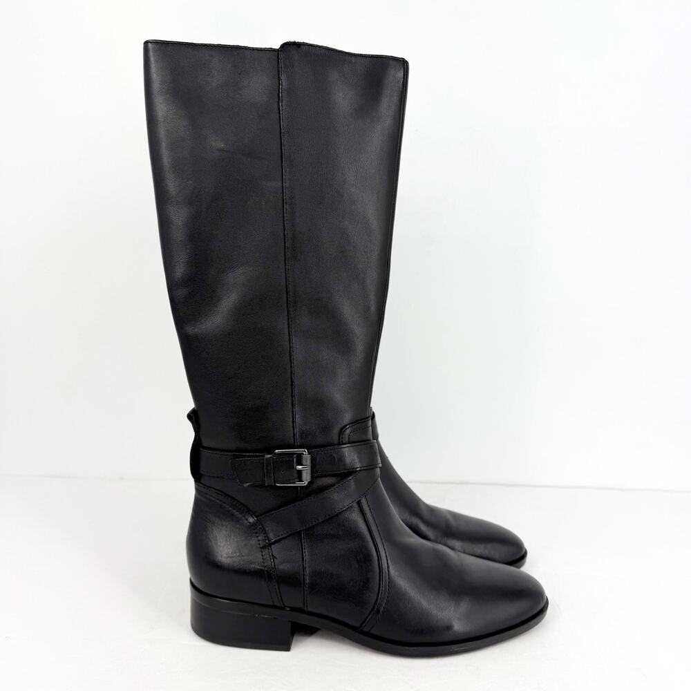Naturalizer Womens Rena Knee High Boot US 7M EU 37 Black Leather NIB - Picture 4 of 13